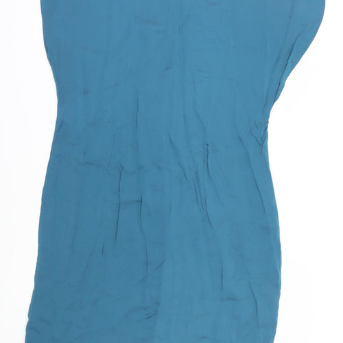 Jaeger Women's Blue Shift Dress, Size 18, Summer Style