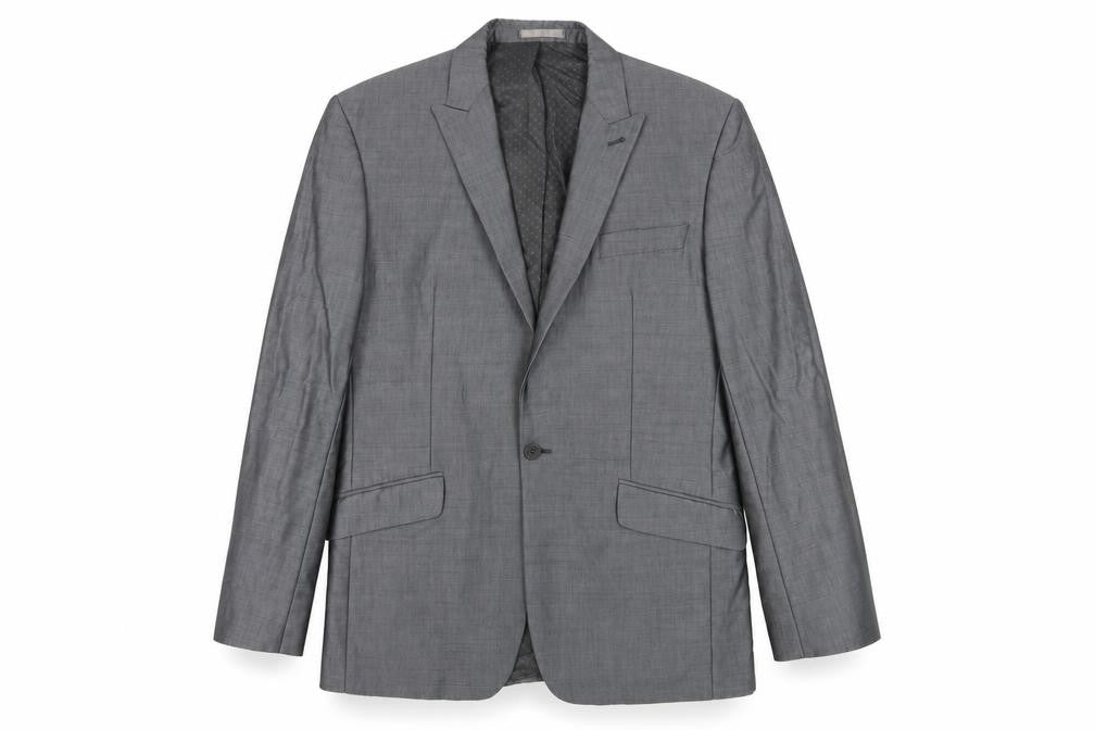 Front view of Jasper Conran Men's Grey Suit Jacket UK, size 40L