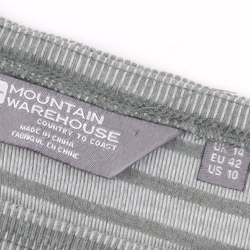 Mountain Warehouse Women’s Grey Striped Tunic Sweatshirt