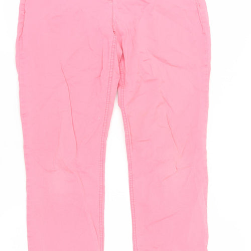 Boden Women's Pink Chino Trousers - Size 12R