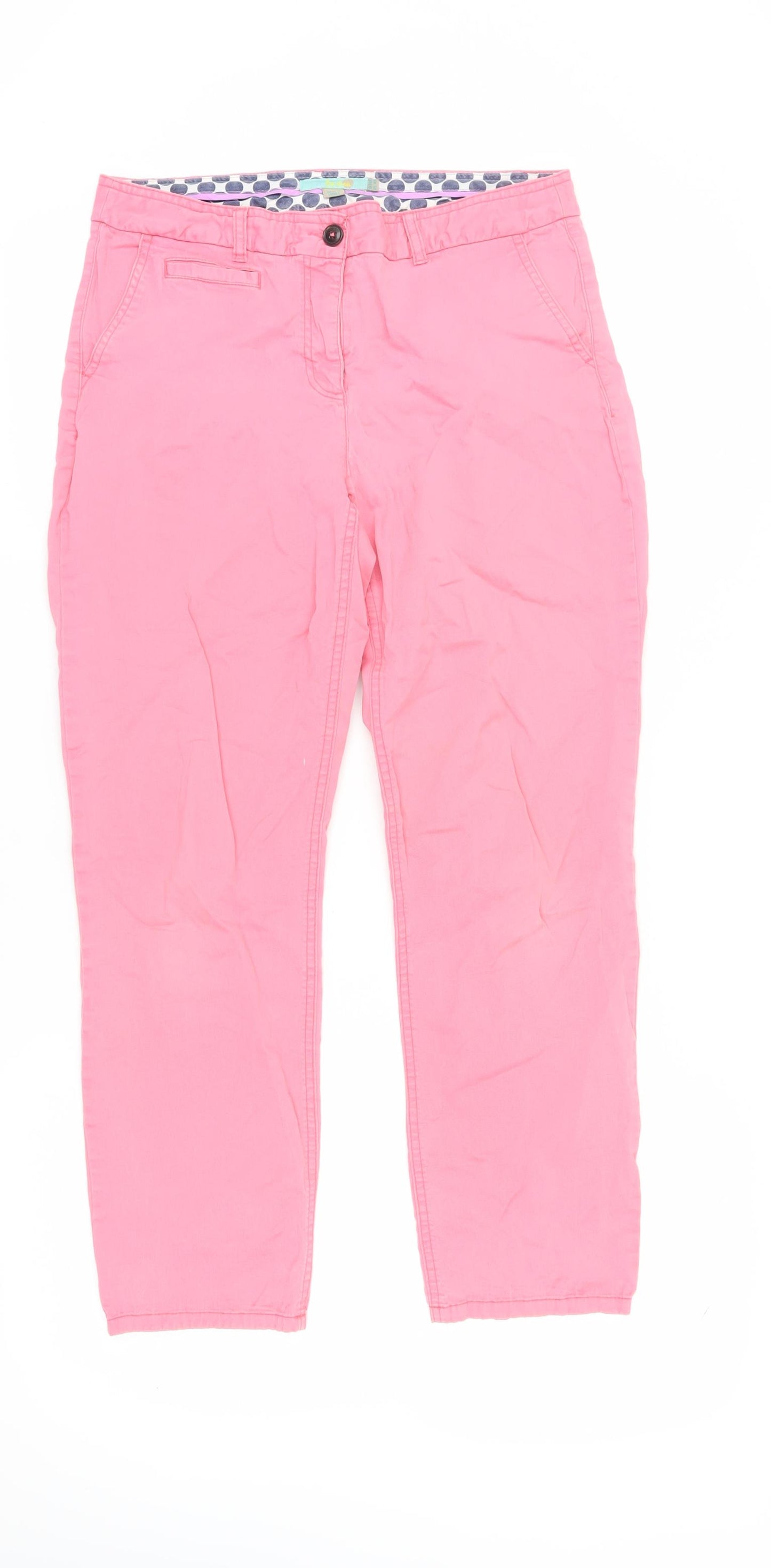 Boden Women's Pink Chino Trousers - Size 12R