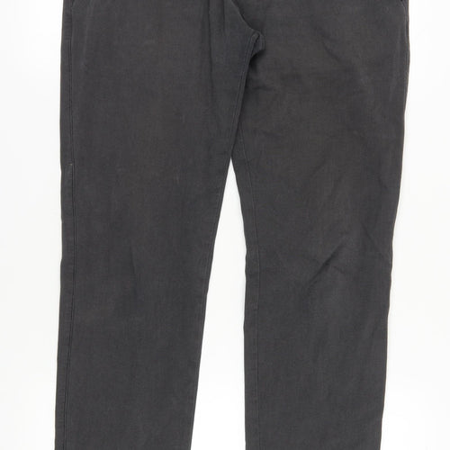 Hugo Boss Mens Black Chino Trousers Size 32R