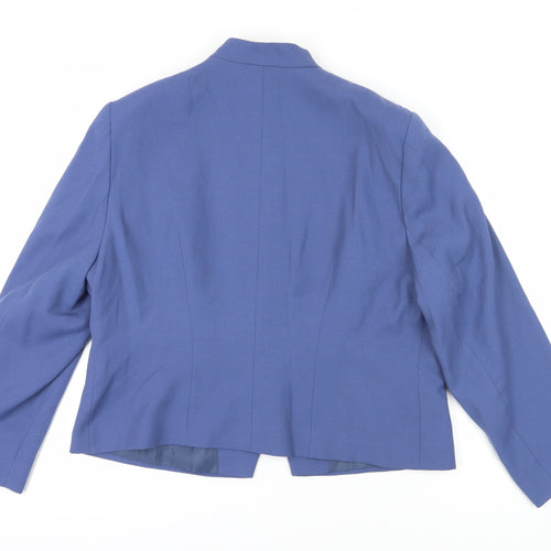 Eastex Women's Blue Suit Jacket Size 18, Classic & Lined