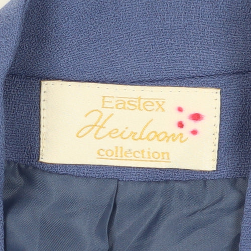 Eastex Women's Blue Suit Jacket Size 18, Classic & Lined