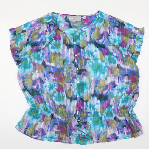 Avenue Studio Women’s Multicoloured Plus Blouse, Size 22