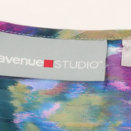 Avenue Studio Women’s Multicoloured Plus Blouse, Size 22