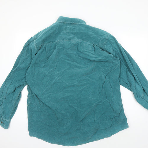 New Classics Men’s Green Long Sleeve Casual Shirt, L