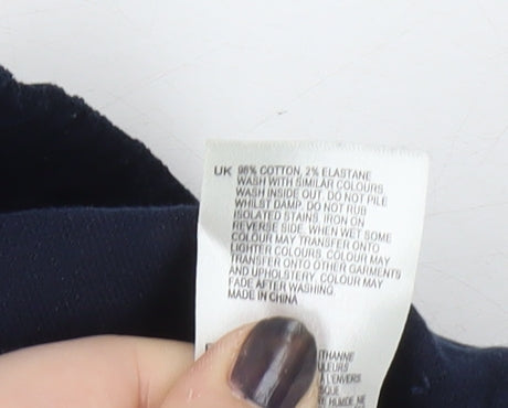 White Stuff Womens Black Jeggings Size 12 Velvet