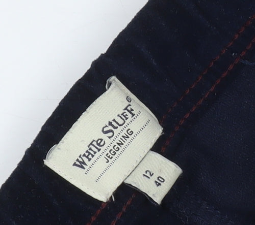White Stuff Womens Black Jeggings Size 12 Velvet
