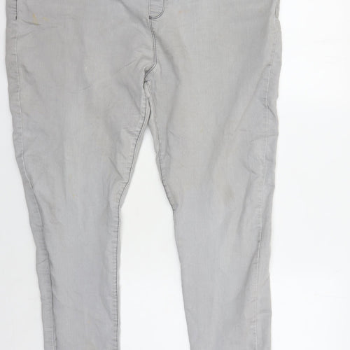 Dorothy Perkins Women's Grey Plus Size Skinny Jeans
