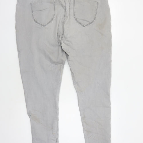 Dorothy Perkins Women's Grey Plus Size Skinny Jeans