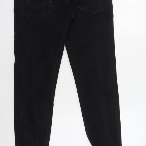 Zara Women's Black Skinny Jeans, Size 14, Stylish Comfort