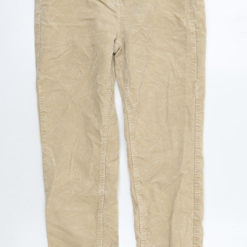 Marks and Spencer Women's Beige Corduroy Trousers, Size 12