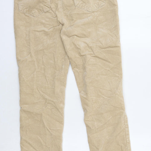 Marks and Spencer Women's Beige Corduroy Trousers, Size 12