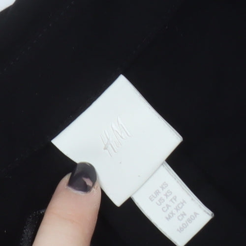 H&M Women's Black XS Shirt Dress