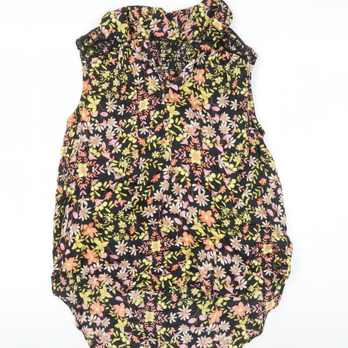 Next Women's Multicoloured Floral Tunic Blouse Size 12