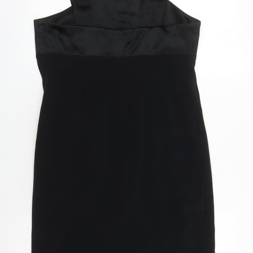 BD Women's Black Beaded Sheath Dress Size 12