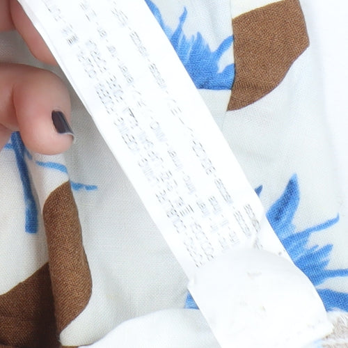 Zara Women Multicoloured Floral Slip Dress S