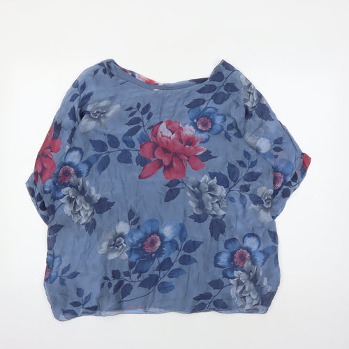 Giusy Women's Floral Tunic Blouse XL - Multicoloured