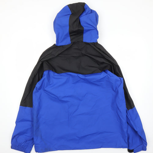 Stearns Men's Blue Waterproof Hooded Rain Jacket L