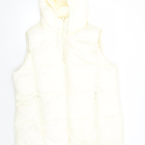 Roman Women's Ivory Puffer Waistcoat Size 18