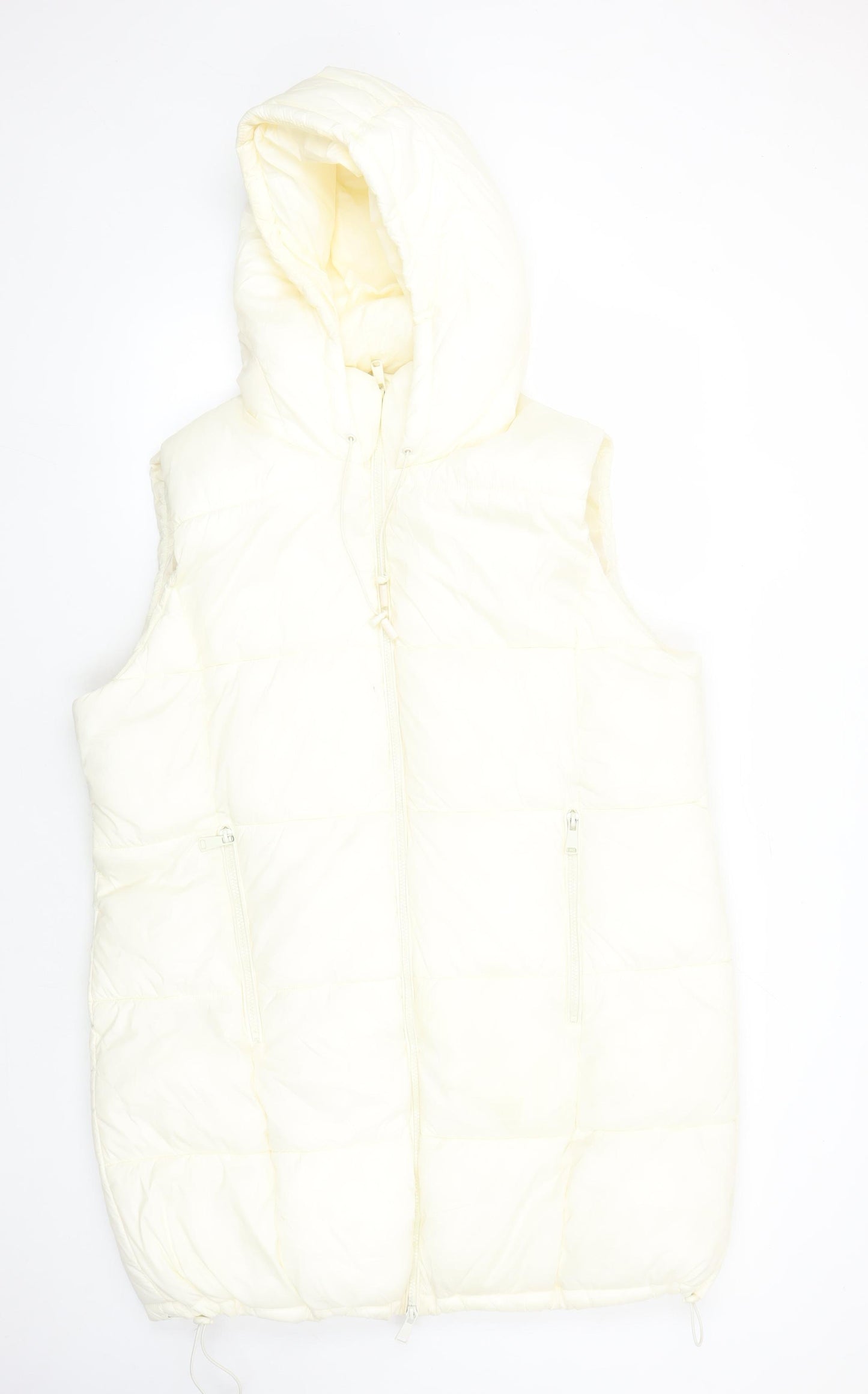 Roman Women's Ivory Puffer Waistcoat Size 18