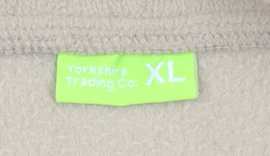 Yorkshire Trading Co. Women's Beige Fleece Waistcoat XL