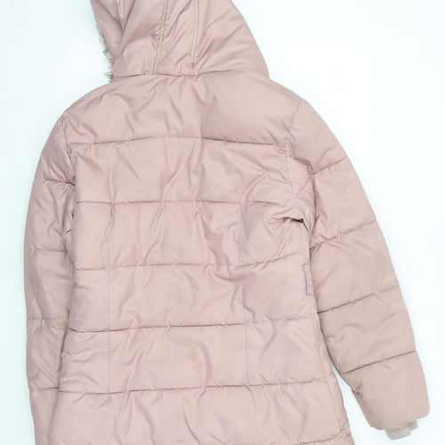 Marks and Spencer Girls Pink Puffer Jacket, 14-15 Years