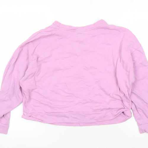 ASOS Women's Pink Cartoon Jumper Size 12 Petite