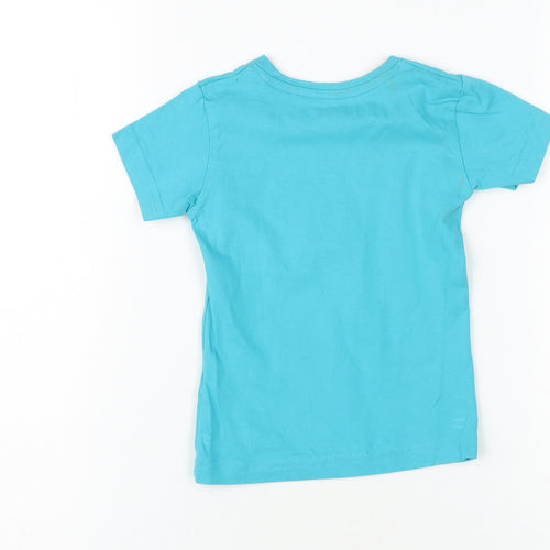 Mountain Warehouse Girls Blue Ice Cream Graphic Tee 2-3 Years