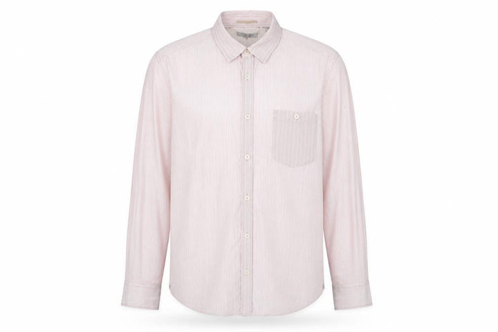 Ted Baker Men's Pink Striped Dress Shirt L