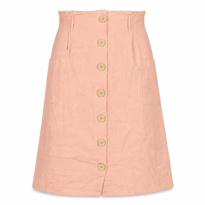 FatFace Women's Pink A-Line Midi Skirt Size 10