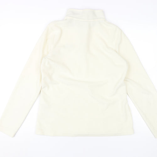 Regatta Women's Ivory Fleece 1/4 Zip Sweatshirt Size 12