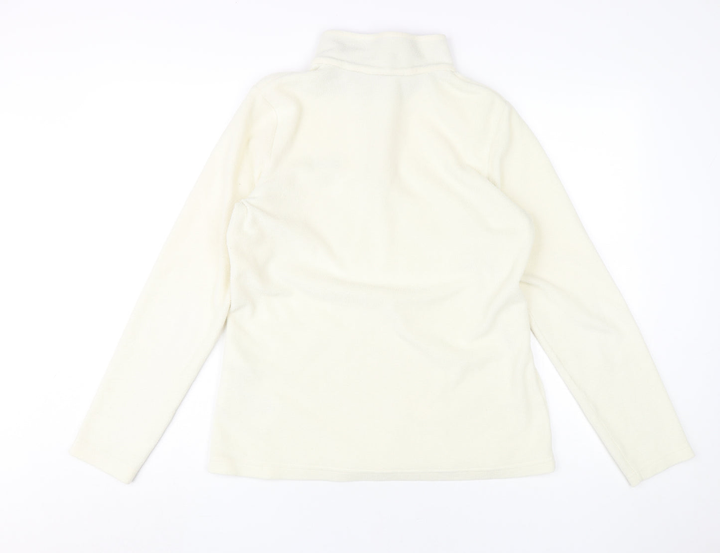 Regatta Women's Ivory Fleece 1/4 Zip Sweatshirt Size 12