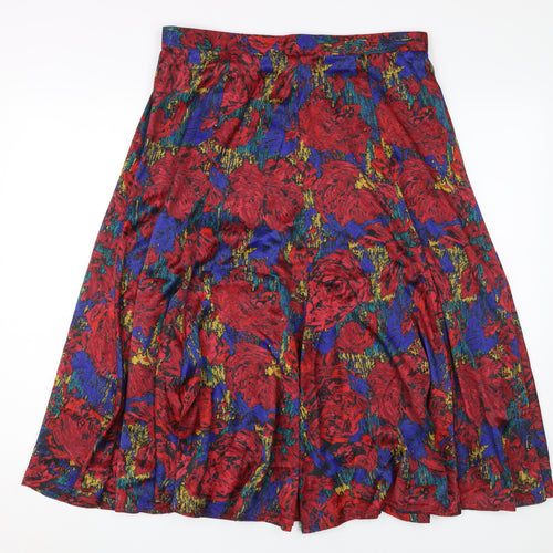Windsmoor Women's Multicoloured Floral Skirt Size 18