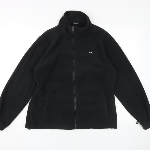 Trespass Men's Black Fleece Jacket, Medium, Casual Outdoor