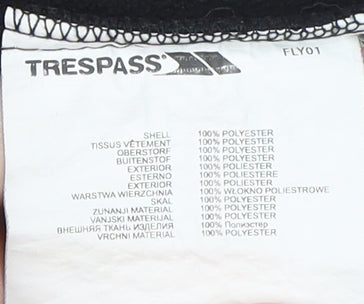 Trespass Men's Black Fleece Jacket, Medium, Casual Outdoor