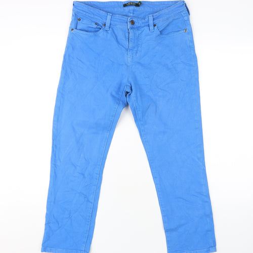 Lauren Ralph Lauren Women's Blue Straight Jeans Size 10