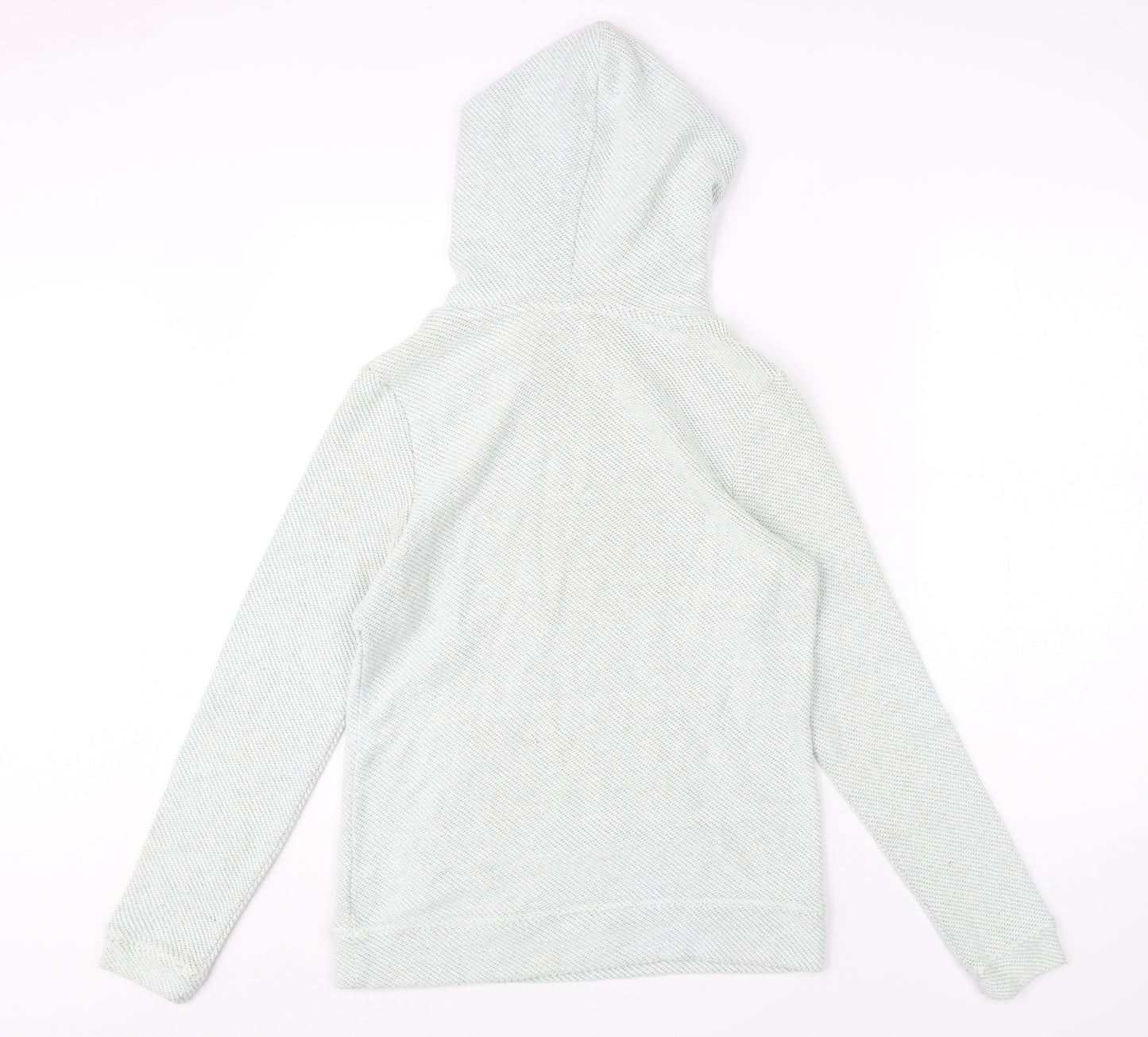 Animal Womens Green Knit Cotton Hoodie, Size 10