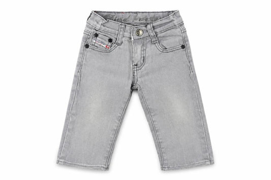 Diesel Girls Grey Jeans, Size 2 Years, Cotton, Casual