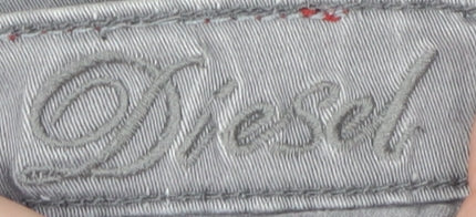 Diesel Girls Grey Jeans, Size 2 Years, Cotton, Casual