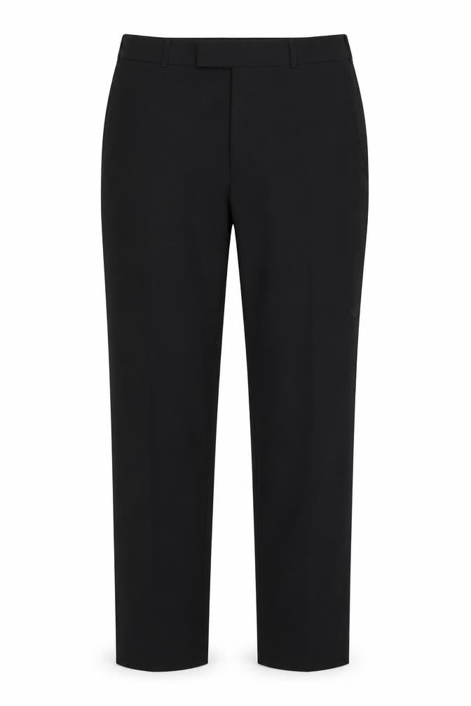 Front view of Ben Sherman Men's Black Dress Pants Regular Fit