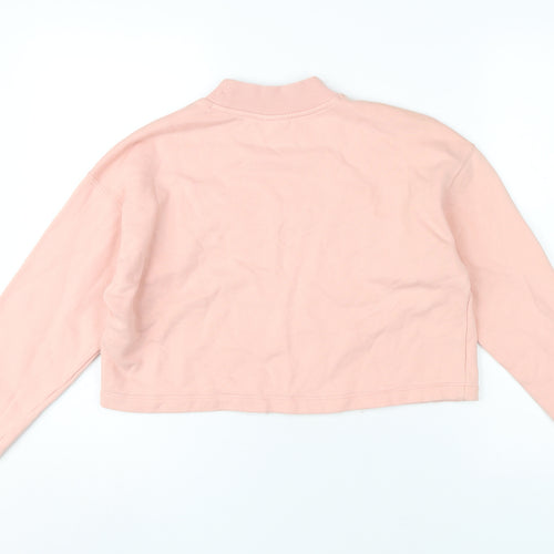 Champion Women's Pink Crew Neck Sweatshirt, M