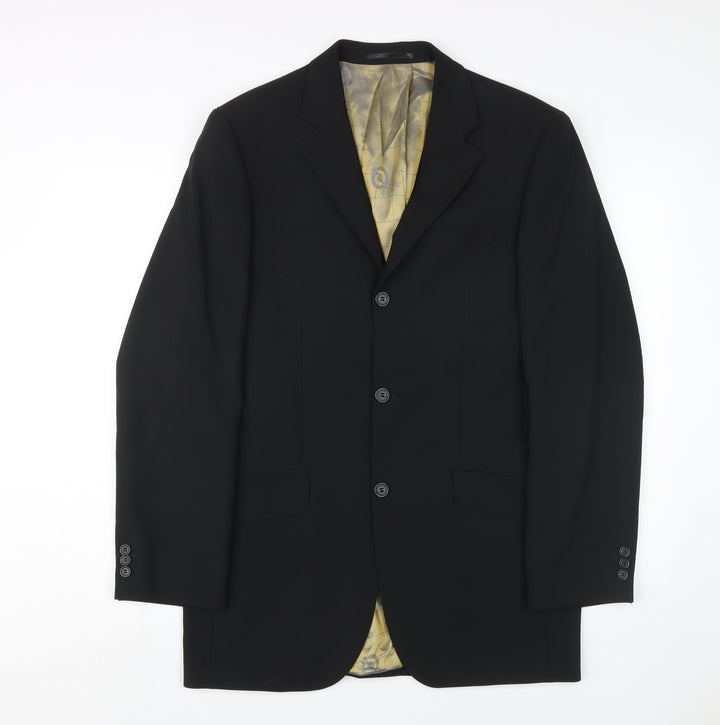 Ben Sherman Men’s Black Single Vented Blazer Size 36