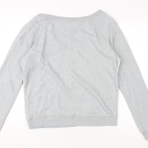 Hilfiger Denim Women's Grey Lace Pullover Sweatshirt L