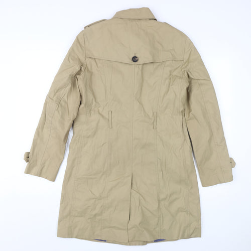 Jigsaw Women's Beige Trench Coat Size 10 Classic Style