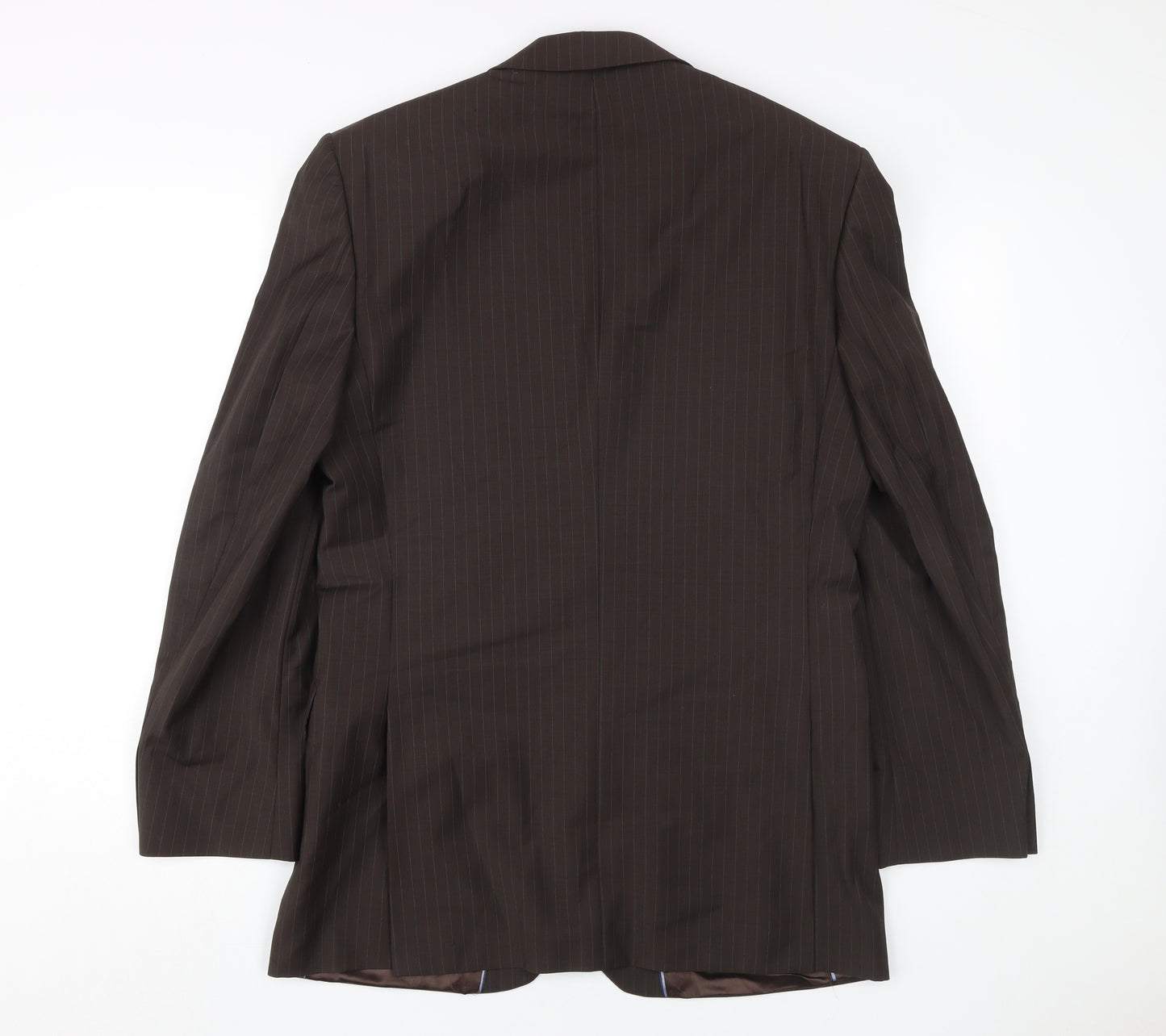 Jasper Conran Men's Brown 38R Striped Blazer Regular Fit
