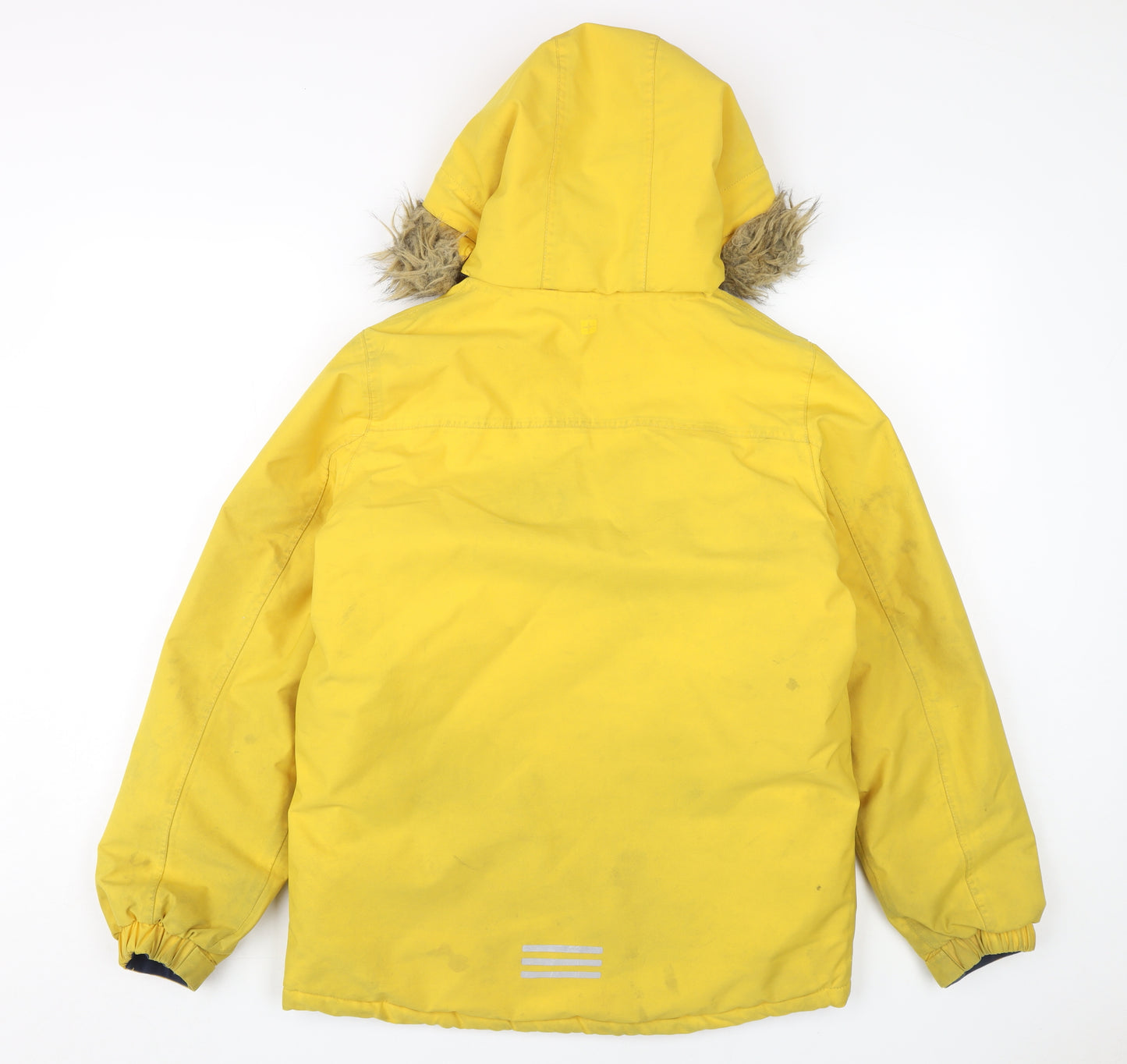 Mountain Warehouse Boys Yellow Waterproof Parka Coat 13 Years