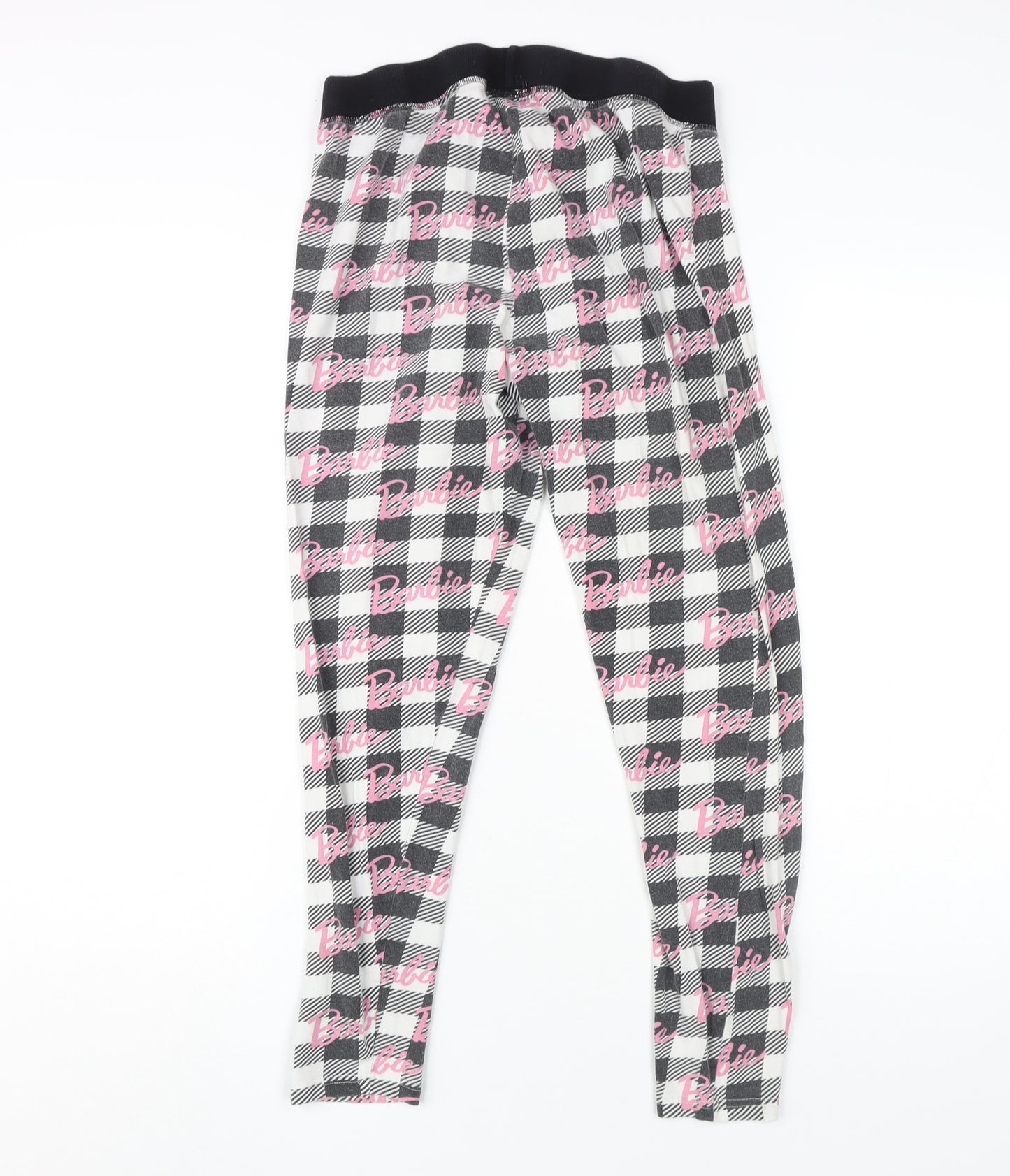 Barbie Women's Black Check Pyjama Pants M