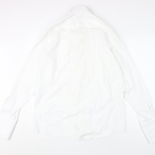 Van Heusen Men's White Formal Long Sleeve Shirt 15.5